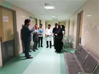 بازدید از بخش اورژانس 