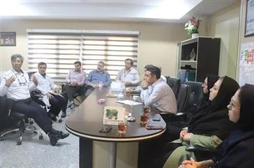 جلسه آموزشی پدافند غیر عامل درخصوص مخاطرات های شیمیایی آمونیاک